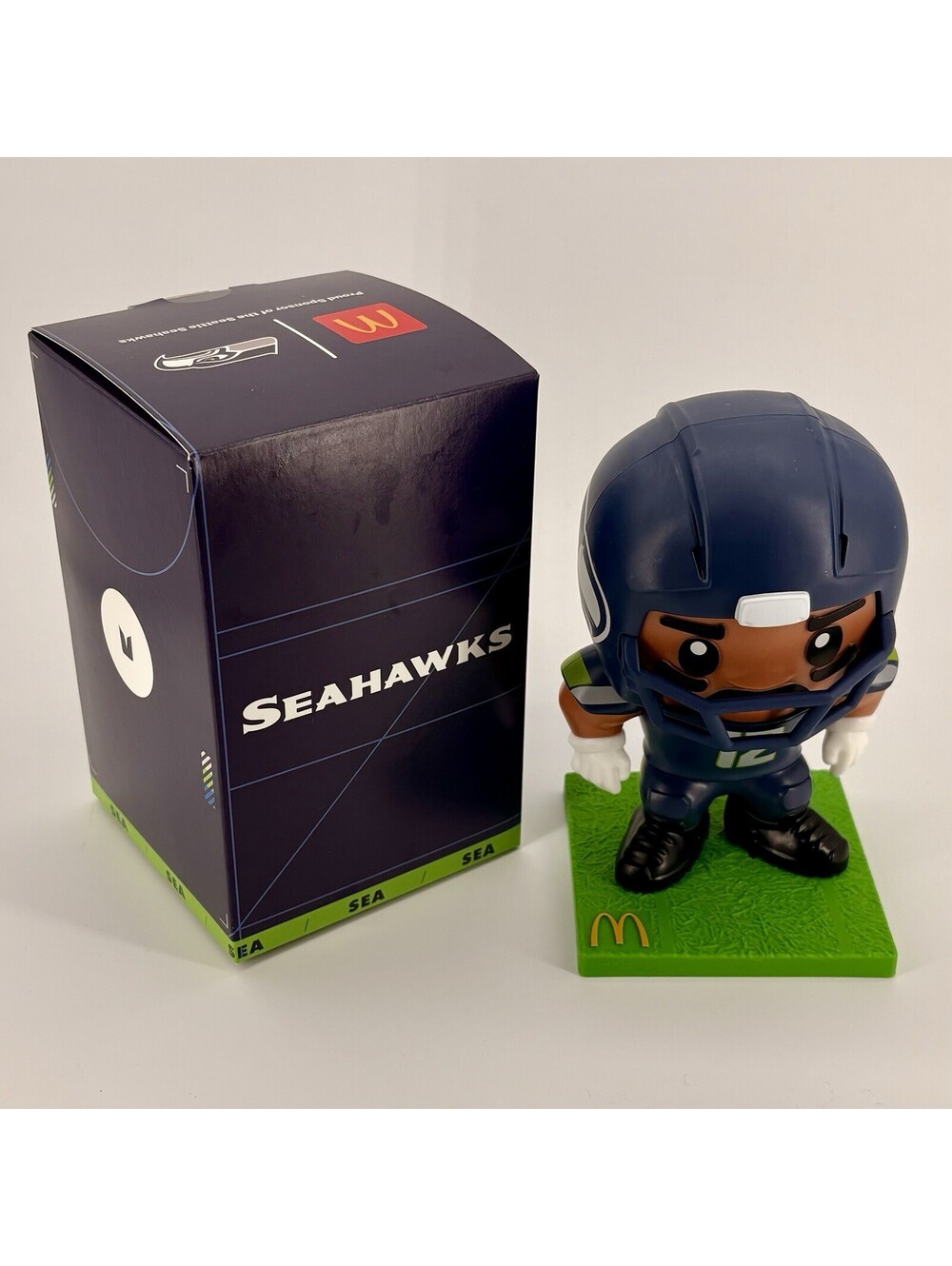 2026 McDonald’s Seattle Seahawks #12 Bobblehead 12th Man Promo w/ Box NFL